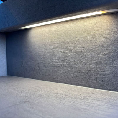 Met verlichting